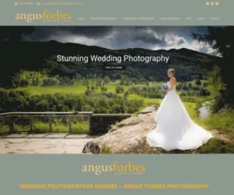 Angusforbesphotography.com(Wedding & Commercial Photography Dundee) Screenshot