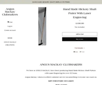 Angusmackay.com(Angus Mackay Clubmakers) Screenshot