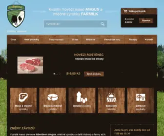 Anguso.cz(Aberdeen Angus) Screenshot