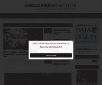 Angusreid.org(The Angus Reid Institute) Screenshot