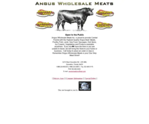 Anguswholesalemeats.com(Angus Wholesale Meats) Screenshot