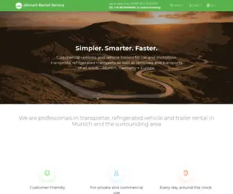 Anhaenger-Mietservice.de(Raum München) Screenshot
