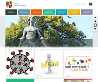 Anhalt-Bitterfeld.de(Startseite) Screenshot