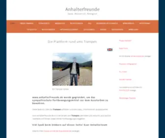 Anhalterfreunde.de(Anhalterfreunde) Screenshot