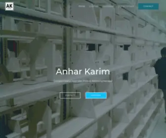 Anharkarim.com(Creator, Writer, Product Marketing Manager) Screenshot