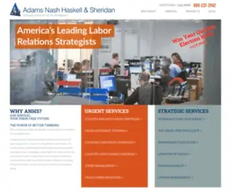 ANH.com(Adams, Nash, Haskell & Sheridan) Screenshot