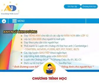 Anhnguanhduong.edu.vn(Praise The Sun) Screenshot