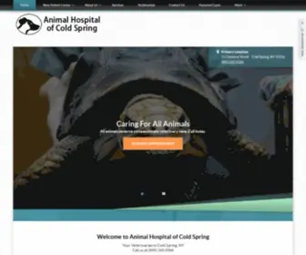 Anhocosp.com(Animal Hospital of Cold Spring) Screenshot