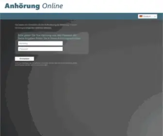 Anhoerung24.de(Online-Anhörung) Screenshot