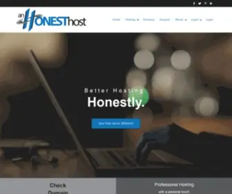 Anhonesthost.com(Webhosting) Screenshot