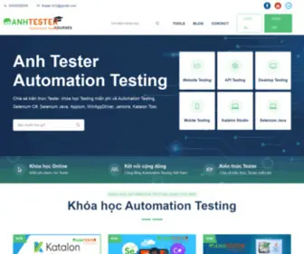 Anhtester.com(Anh Tester) Screenshot