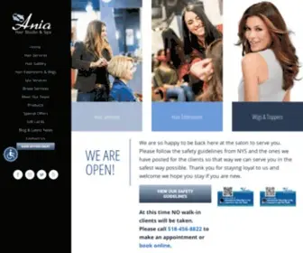 Aniahairstudio.com(Ania Hair Studio & Spa Albany) Screenshot