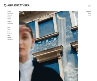 Aniakuczynska.com(Ania Kuczyńska) Screenshot