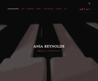 Aniareynolds.com(Home/Upcoming Shows) Screenshot