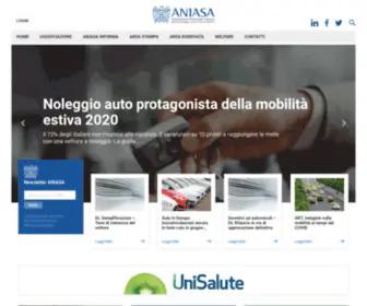 Aniasa.it(Associazione Nazionale Industria dell'Autonoleggio e Servizi Automobilistici) Screenshot