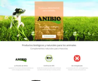 Anibio.es(Productos biologicos) Screenshot