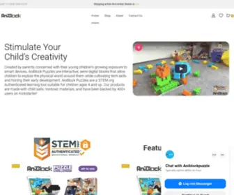 Aniblockpuzzle.com(Stimulate Your Child's Creativity) Screenshot