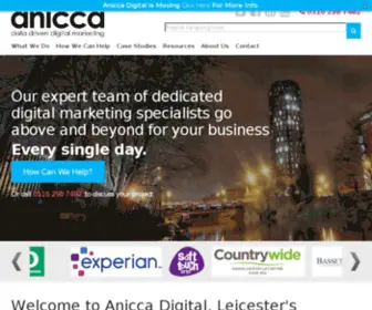 Anicca-Solutions.com(AdWords PPC Management) Screenshot