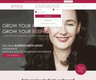 Aniccavogt.com(BUSINESS MEETS MAGIC) Screenshot