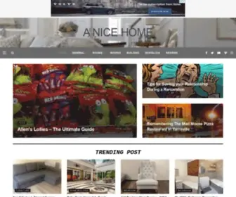 Anicehome.com.au(Household tips and tricks for a nice home) Screenshot