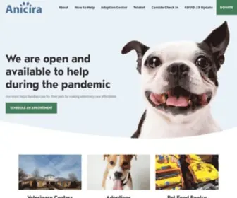 Anicira.org( Affordable Vet Care) Screenshot