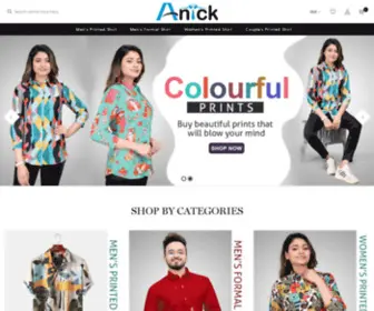 Anick.in(Men's printed shirts) Screenshot