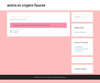 Anico.in(Crypto faucet) Screenshot