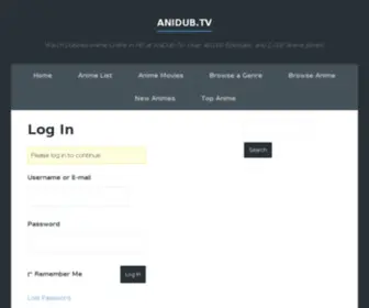 Anidub.tv(аниме) Screenshot