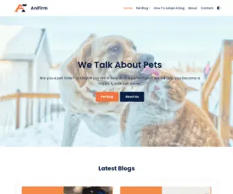 Anifirm.com(All About Pets for Pet Lovers) Screenshot