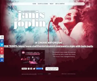 AnightwithJanisjoplin.com(A NIGHT WITH JANIS JOPLIN) Screenshot