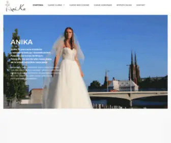 Anika-Suknie.pl(Pracownia) Screenshot