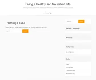 Anikaraja.com(Living a Healthy and Nourished Life) Screenshot