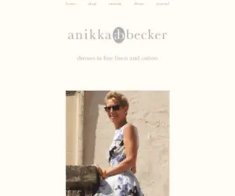 Anikkabecker.com(Anikka becker) Screenshot