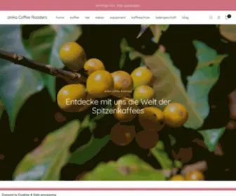Aniko-Kaffee.de(Aniko Coffee Roasters) Screenshot
