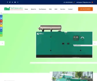 Anilgenerator.com(Get Need silent generator on rent in Faridabad For further information contact us at) Screenshot