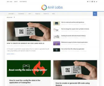 Anillabs.com(Anil Labs) Screenshot