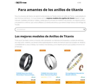 Anillodetitanio.com(Para amantes de los anillos de titanio) Screenshot