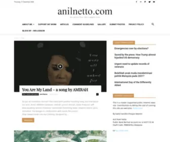 Anilnetto.com(Let justice flow like a mighty river) Screenshot