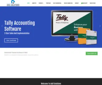 Anilsolutions.net(Anil Solutions) Screenshot