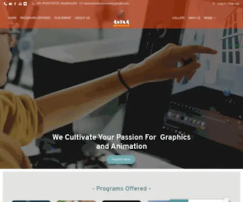 Animaanimation.com(Cad Master I Anima Animation Institute) Screenshot