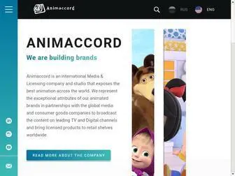 Animaccord.com(Home page) Screenshot
