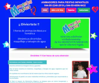 Animadoresparafiestasinfantiles.com.mx(ANIMADORES PARA FIESTAS INFANTILES) Screenshot