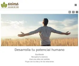 Animaescueladevida.com(Descubre ANIMA) Screenshot