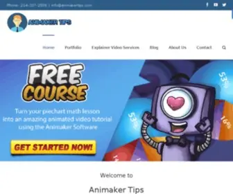 Animakertips.com(Animaker Tips) Screenshot