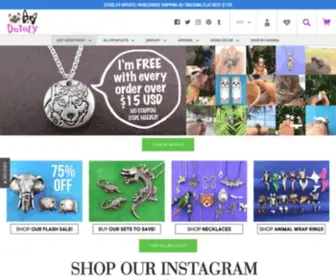 Animal-Jewelry.com(Animal themed jewelry) Screenshot
