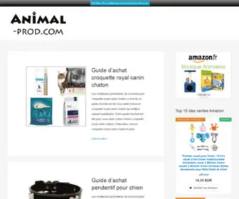 Animal-Prod.com(Accessoires animaux) Screenshot