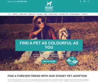 Animaladoption.com.au(Surrendering a pet) Screenshot