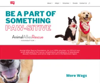 Animalalliesrescue.org(Animal Allies Rescue Foundation) Screenshot