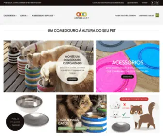 Animalart.com.br(Um comendouro à altura do seu PET) Screenshot