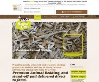 Animalbedding.co.nz(Woodchip, sawdust, shavings and postpeel for Bay of Plenty and Waikato farmers) Screenshot